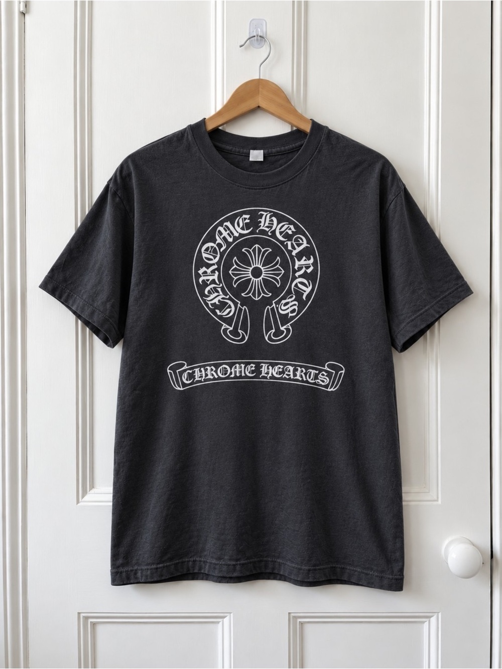 Chrome Hearts Cross Logo Graphic T-Shirt Black Unisex